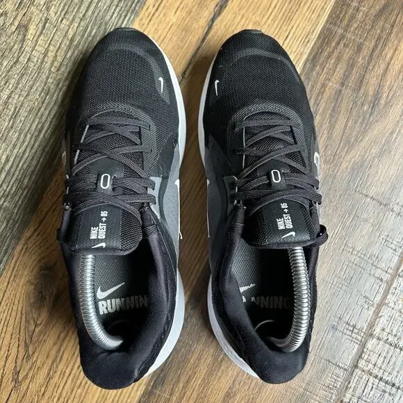 Nike Winflo 8 Black White Running Shoes Womens Size 8.5 DD9291-001 Lightweight - Picture 7 of 9